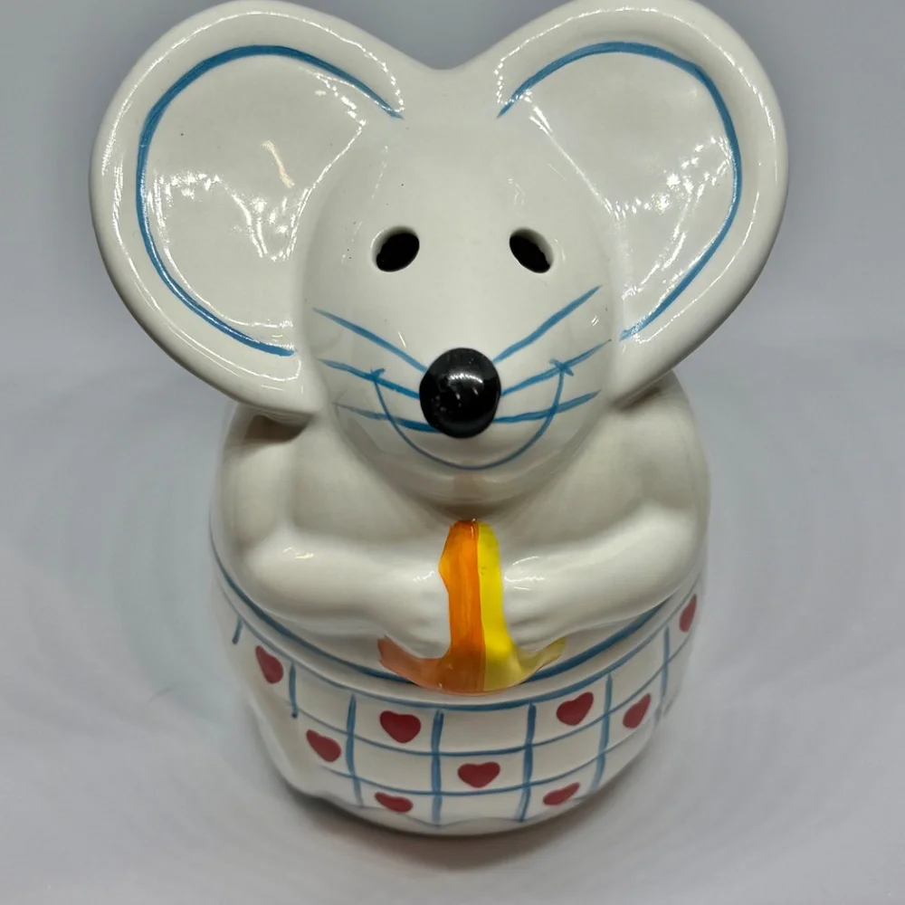Ceramic Mouse Cheese‎ Shaker, Small